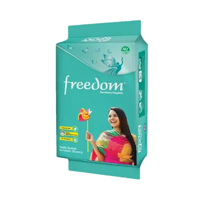 Freedom Panty System Sanitary Napkin 10 pads